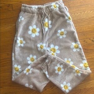 Cozy Floral Print Pants
